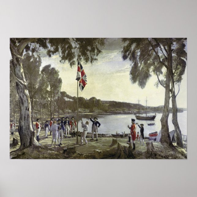 The Founding of Australia by Capt. Arthur Poster (Front)