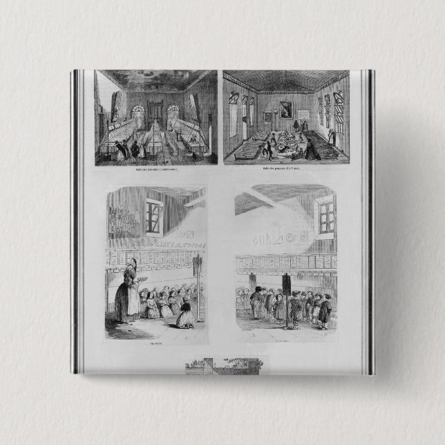 The foundling home 15 cm square badge (Front)