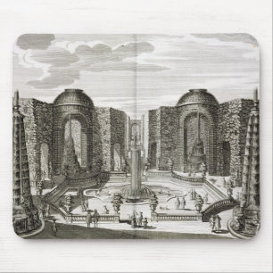 The fountain in the maze at the Princely Pleasure Mouse Pad