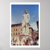 The Fountain of Neptune, detail of the figure of N