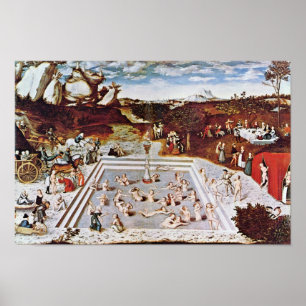 The Fountain Of Youth By Cranach D. Ä. Lucas (Bes Poster