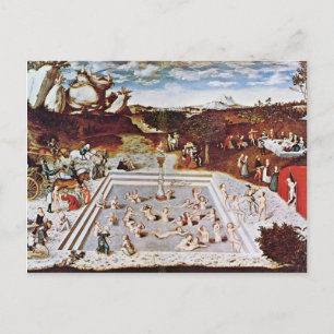 The Fountain Of Youth By Cranach D. Ä. Lucas (Best Postcard