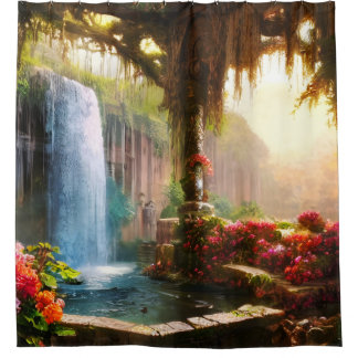 The Fountain Shower Curtain