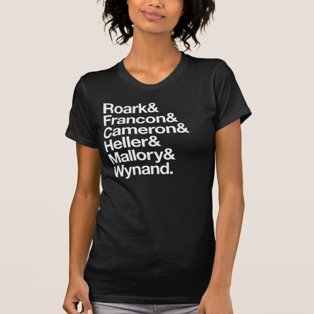 The Fountainhead Last Names T-Shirt (Front)