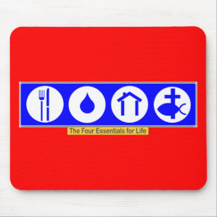 The Four Essentials for Life Mouse Pad