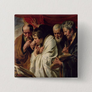 The Four Evangelists 15 Cm Square Badge