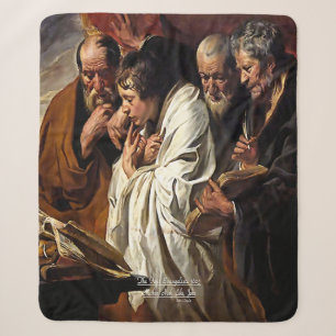 The Four Evangelists Matthew Mark Luke John Sherpa Blanket