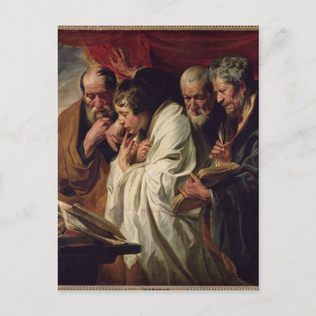 The Four Evangelists Postcard (Front)