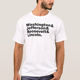 The Four Forefather Faces of Mount Rushmore T-Shirt