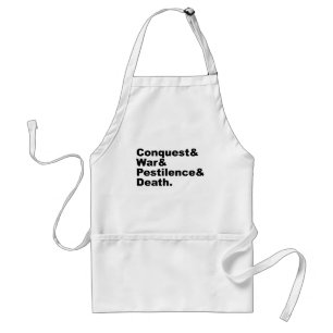 The Four Horsemen - Conquest War Pestilence Death Standard Apron
