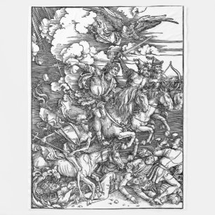 The Four Horsemen Fleece Blanket