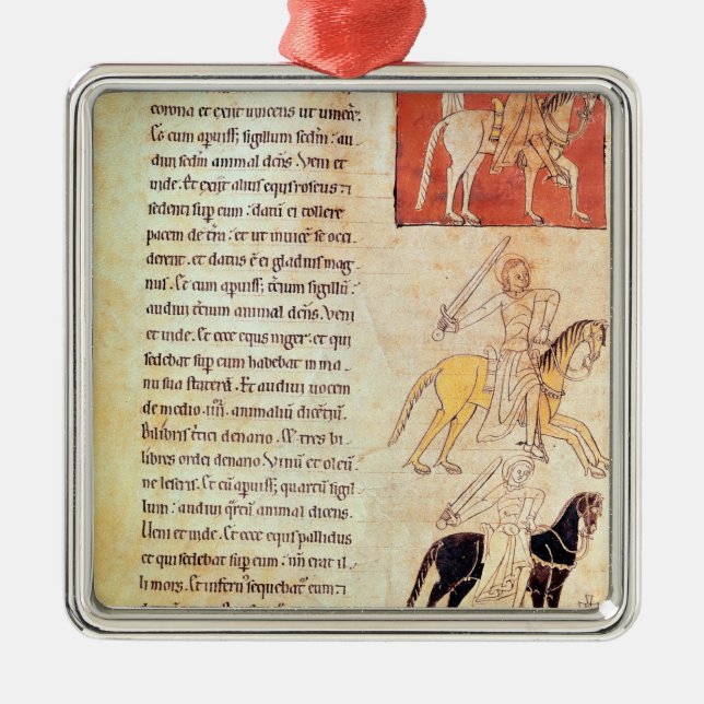 The Four Horsemen of the Apocalypse Metal Tree Decoration (Front)