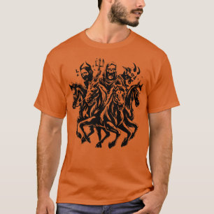 The Four Horsemen of the Zombie Apocalypse T-Shirt