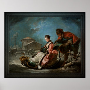 The Four Seasons by Winter by François Boucher Poster