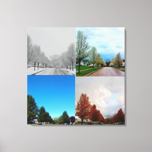 THE FOUR SEASONS  CANVAS PRINT