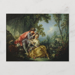 The Four Seasons, Spring - François Boucher Postcard