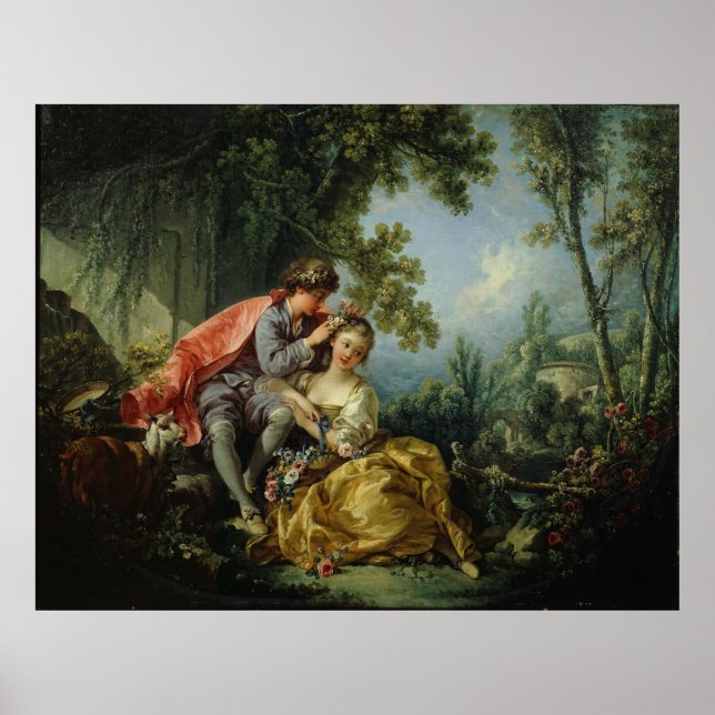 The Four Seasons, Spring - François Boucher Poster (Front)