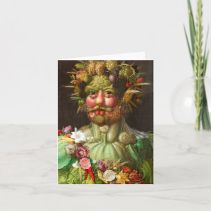 The Four Seasons: Vertumnus - Giuseppe Arcimboldo Card