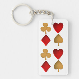 The four suits key ring