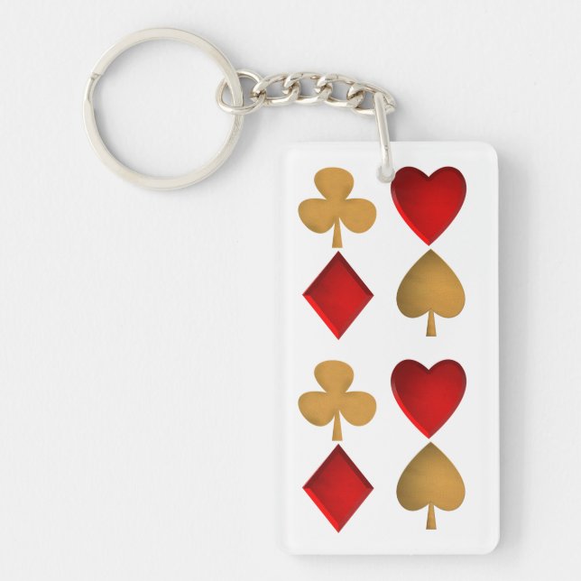 The four suits key ring (Front)