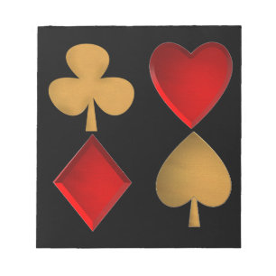The four suits notepad