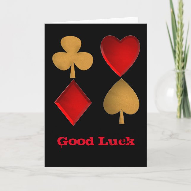 The four suits,Personalised Card (Front)