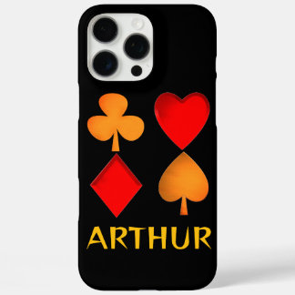 The four suits personalised iPhone 16 pro max case