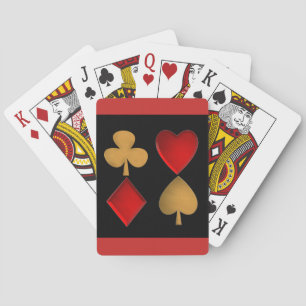 The four suits playing cards