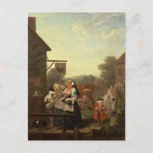The Four Times of Day: Evening, 1736 Postcard