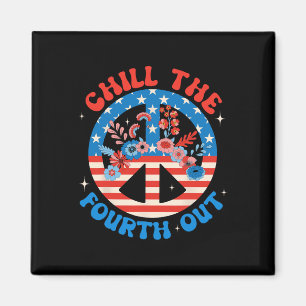 The Fourth Out 4th Of July Patriotic Independence  Magnet