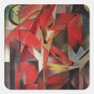 The Fox, 1913 Square Sticker