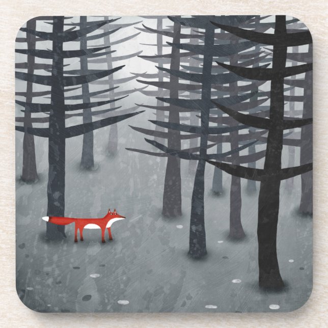 The Fox and the Forest Coaster (Front)
