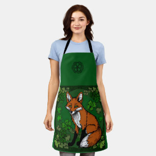 The Fox and The Shamrocks Apron
