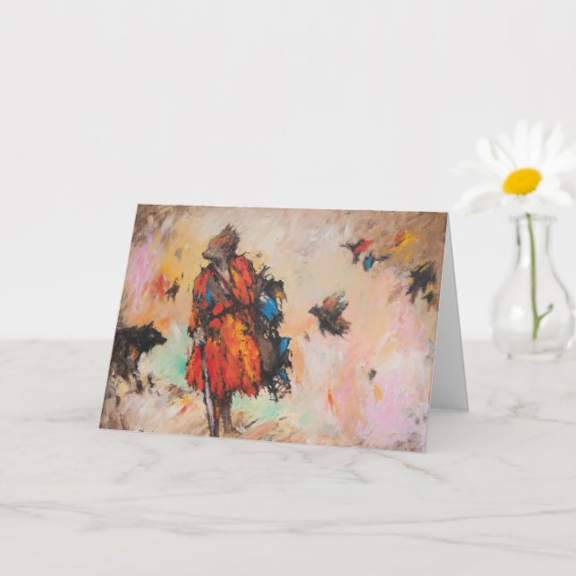 The fox and the wolf.  card (Small Plant)