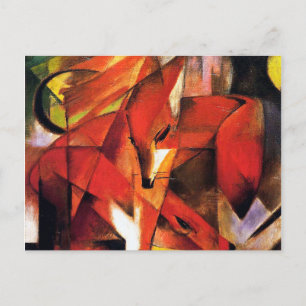 The Fox by Franz Marc Postcard