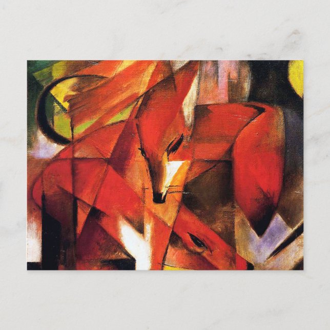 The Fox by Franz Marc Postcard (Front)