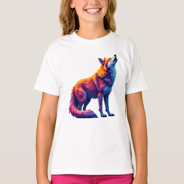 The Fox Howling to the Future T-Shirt (Front)
