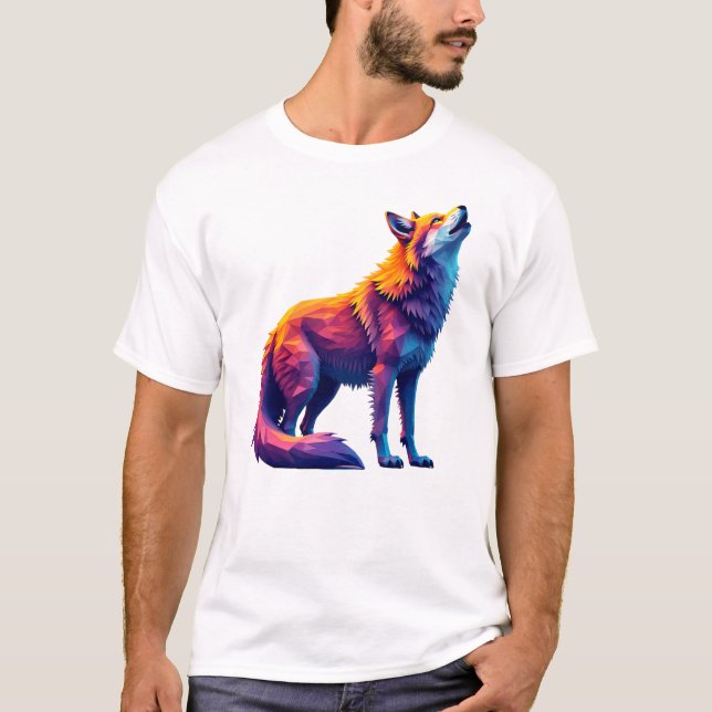 The Fox Howling to the Future T-Shirt (Front)