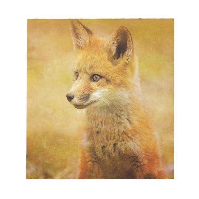 The Fox in the Wood Notepad (Front)