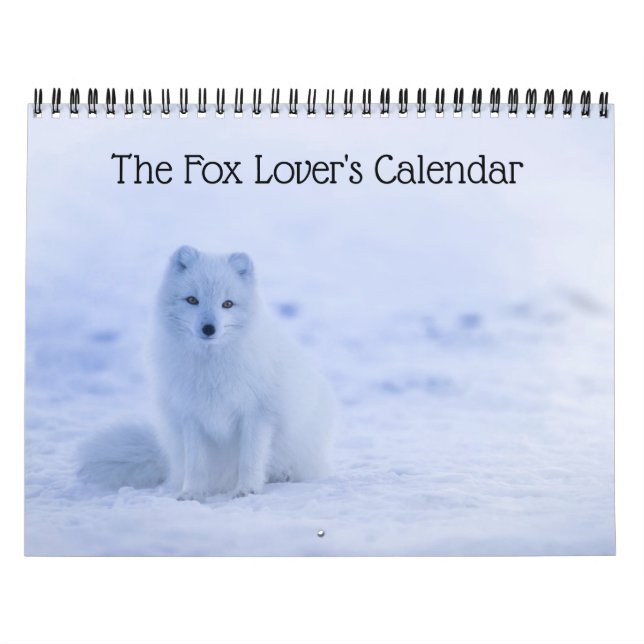 The Fox Lover's Calendar (Cover)