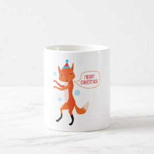 The Fox says Merry Christmas! Coffee Mug