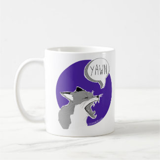 The Fox *Yawn* -Mug purple Coffee Mug