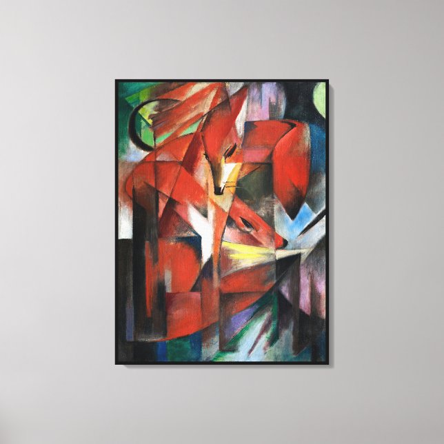 The Foxes ,Famous Painting Canvas Print (Front)
