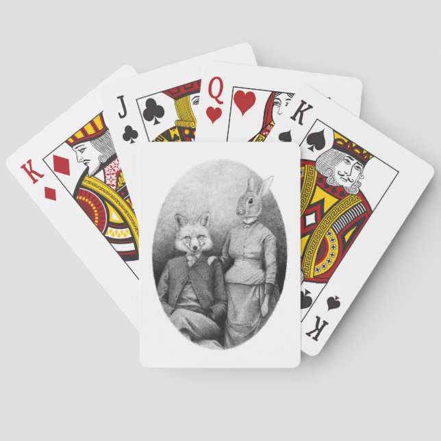 The Foxes Playing Cards (Back)