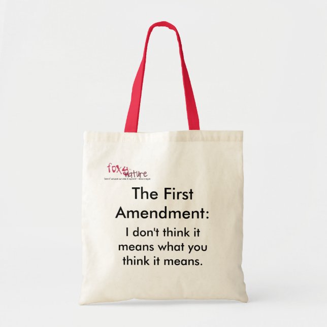 The Foxy First Amendment Bag (Front)
