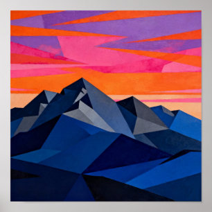 The Fractal Meridian: Geometric Echoes of a Polych Poster