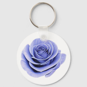 The Fragile Beauty of a Rose Key Ring