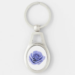 The Fragile Beauty of a Rose Key Ring