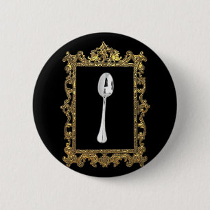 The Framed Spoon 6 Cm Round Badge