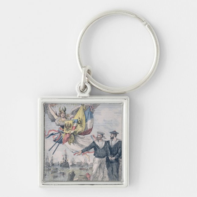 The Franco-Russian Entente Key Ring (Front)